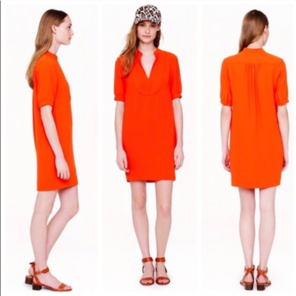 J.Crew Orange Shift Dress 🍊